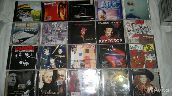 Музыка на сд,CD Русский рок,поп