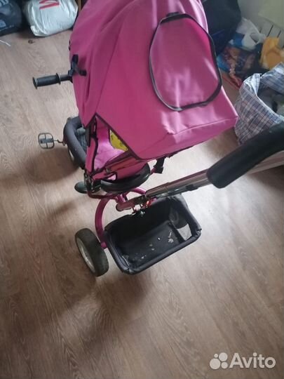 Детский велосипед с родительской ручкой