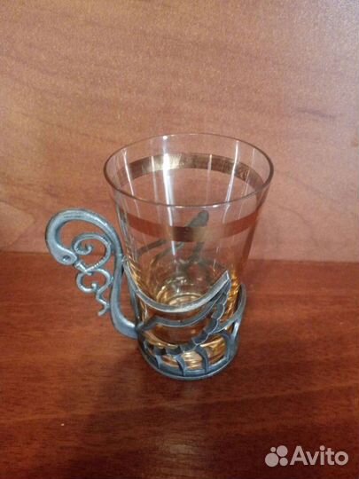 Стопки в подстаканниках СССР