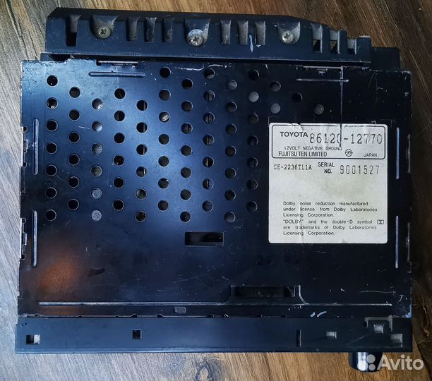 Магнитолы Toyota pioneer JVC sony daewoo mystery