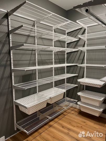 Гардеробные системы хранения металлические Титан