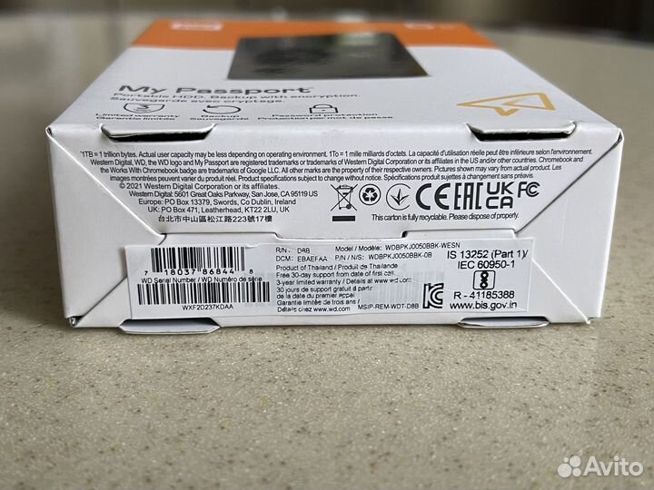 Внешний жесткий диск WD My Passport 5тб