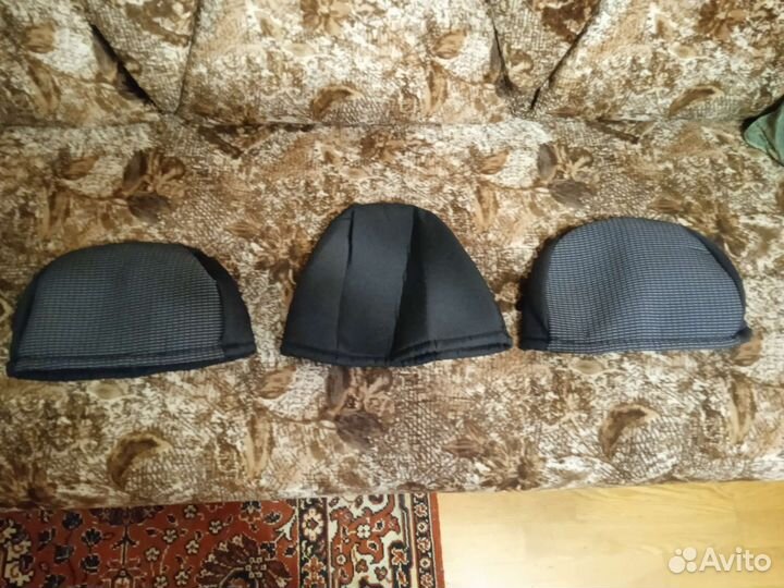 Три задних подголовника на Mitsubishi lancer 9