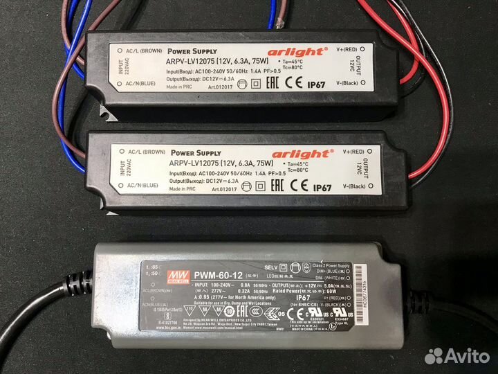 Блок питания 12v для светодиодной ленты