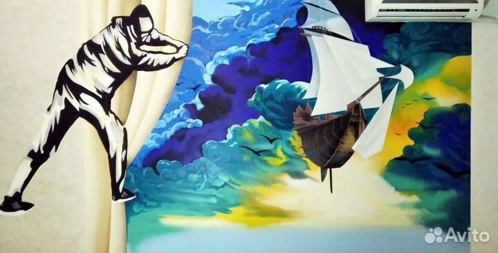 Граффити. Аэрография. Роспись. Тату