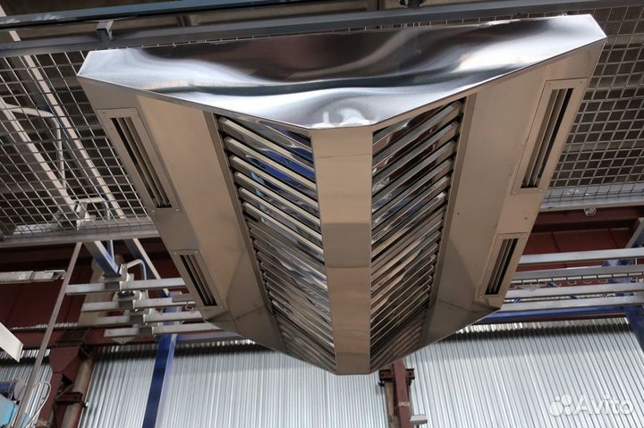 Вытяжной зонт нержавейка(aisi430-аргон),Вентиляция