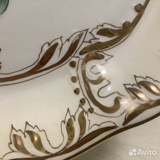 Блюдо, фаянс, Каменный брод, СССР