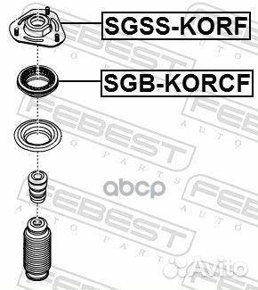 Подшипник амортизационной опоры перед прав/лев