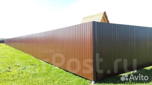 Заборы из профнастила