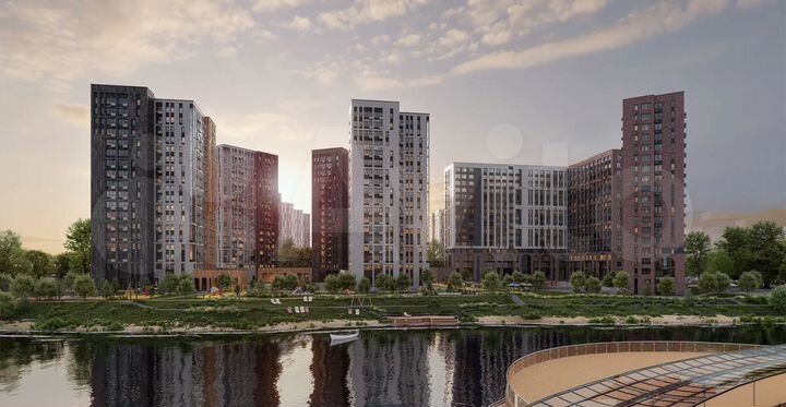 3-к. квартира, 60,1 м², 9/16 эт.