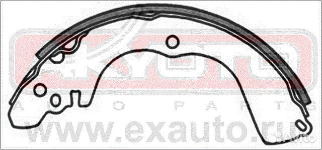 Колодки тормозные барабанные задние