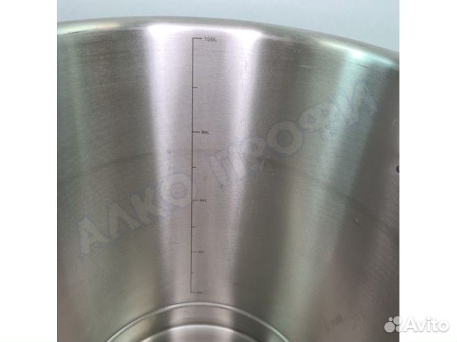 Куб кастрюля люкс 100л купольная крышка 3