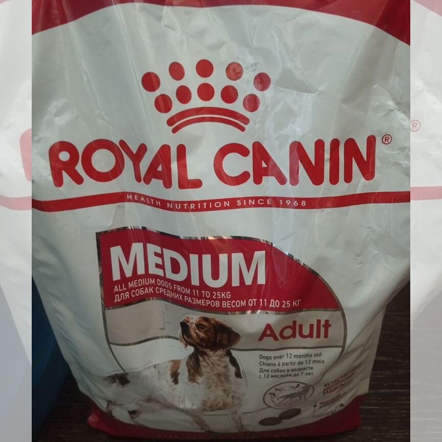 Корм для собак royal canin medium adult