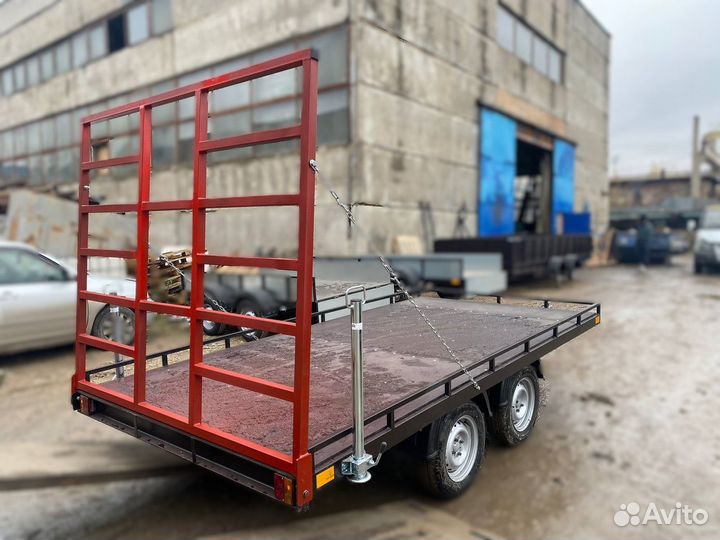 Прицеп легковой двухосный для перевозки техники