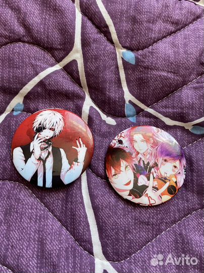 Значки с аниме