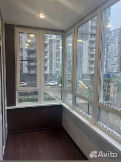 Остекление окон и балконов пвх