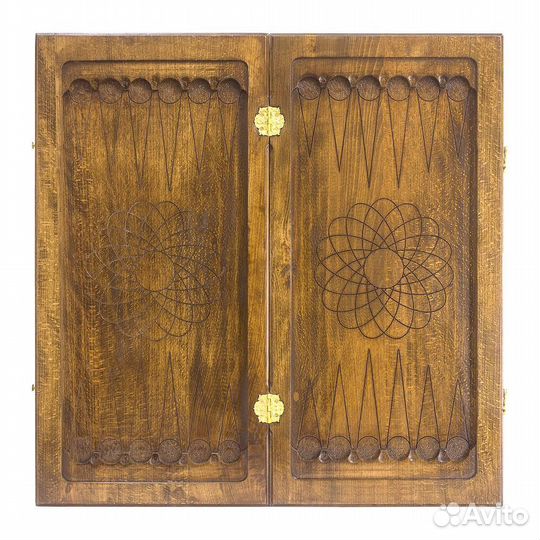 Нарды резные Сияние 60 х 60 см бук Армения 62912