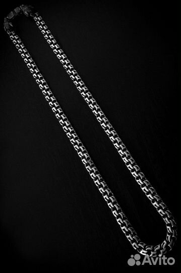 Серебряная цепь (925) - Бисмарк (65 см, 100 гр)