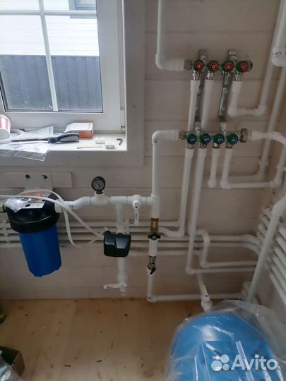 Монтаж водопровода частного дома