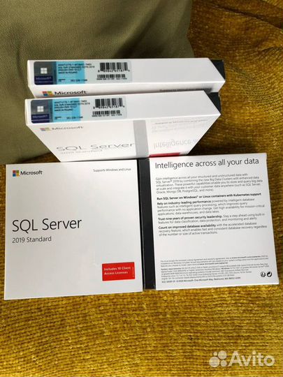Microsoft SQL Server Std 2019 DVD 10 Clt 228-11548