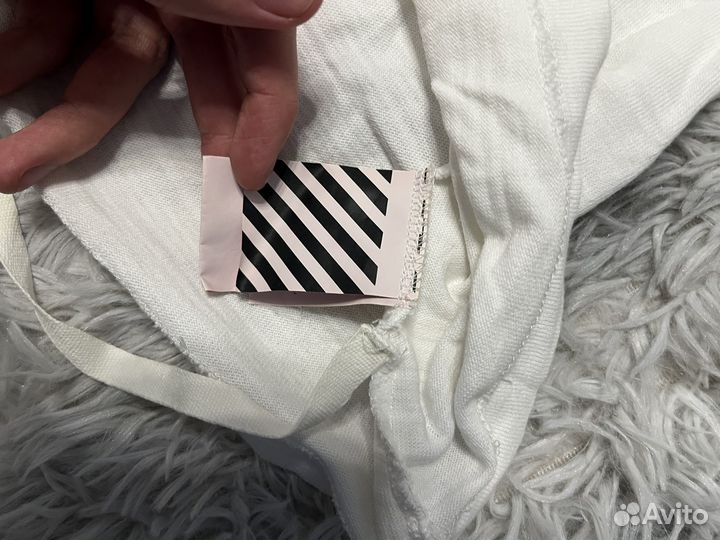 Лонгслив Off White оригинал белый