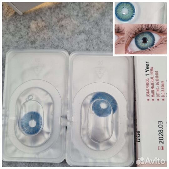 Цветные аниме линзы