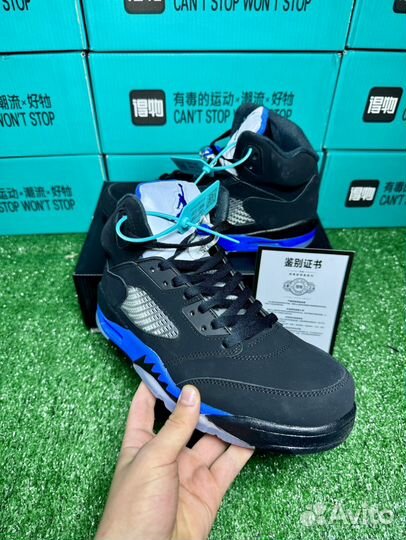 Nike air jordan 5 retro racer blue оригинал