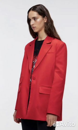 Пиджак женский красный 50 52