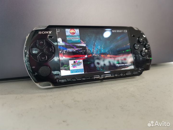 PSP 64gb + 75 игр