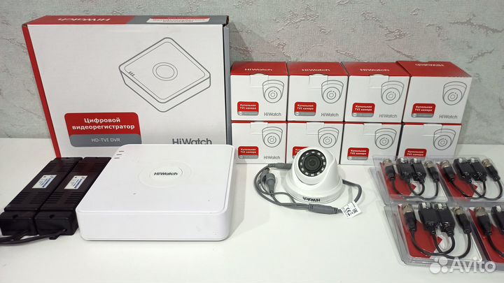 Комплект видеонаблюдения hiwatch на 8 камер FullHD