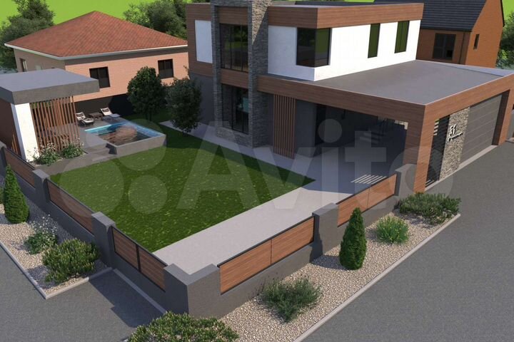 Дом 170 м² на участке 5 сот.