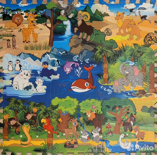 Детский коврик пазл