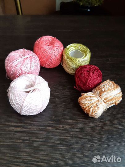 Нитки х/б для вязания вышивания рукоделия