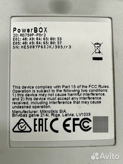 Маршрутизатор mikrotik PowerBox