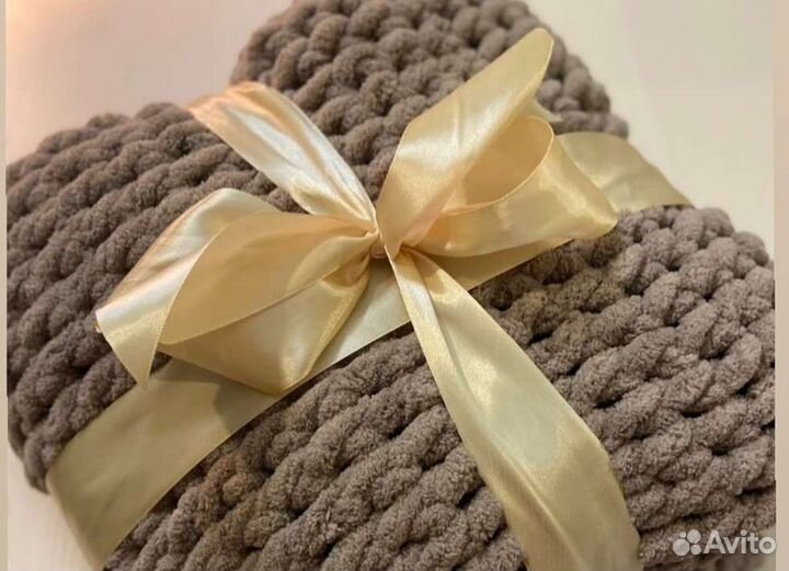 Плед из alize puffy