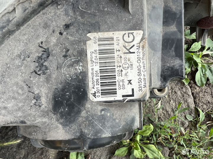 Фары на honda civic 5d