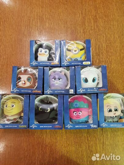 Игрушки в кружках и пиалах. Магнит. Новые