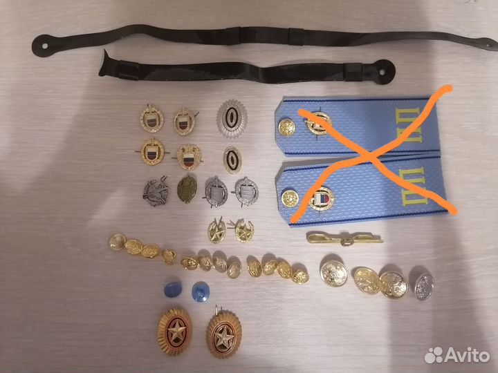 Фурнитура для военной формы, кокарда, петлички