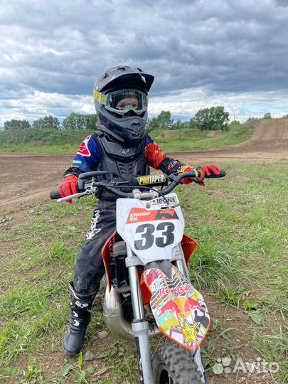 Детский кроссовый мотоцикл KTM 50SX