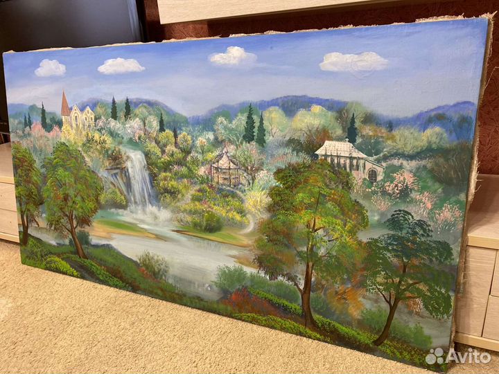 Картина маслом на холсте пейзаж