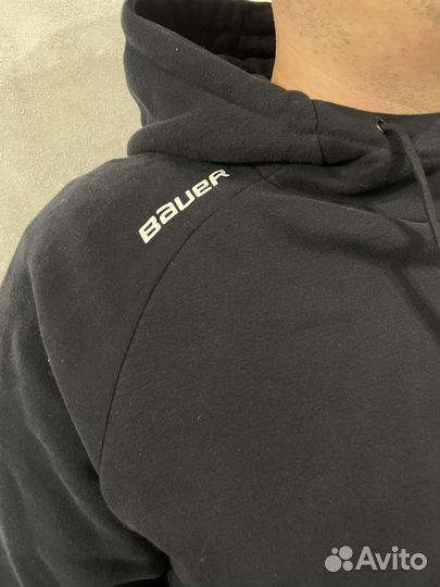 Толстовка bauer perfect hoodie BLK