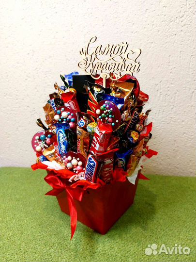 Букет из шоколада, сладкий подарок
