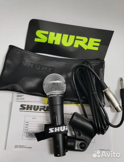 Вокальный микрофон Shure SM58S. Оригинал