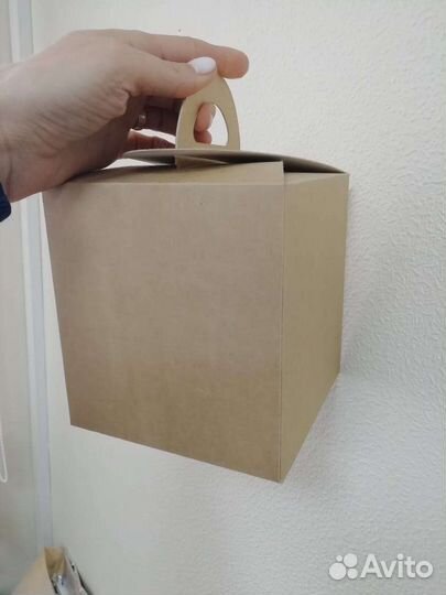 Коробка для кулича или бенто торта