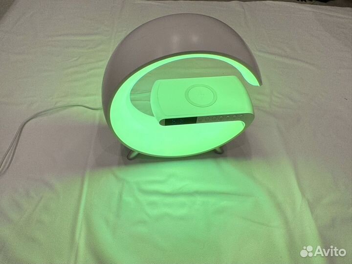 Ночник умнная колонка часы