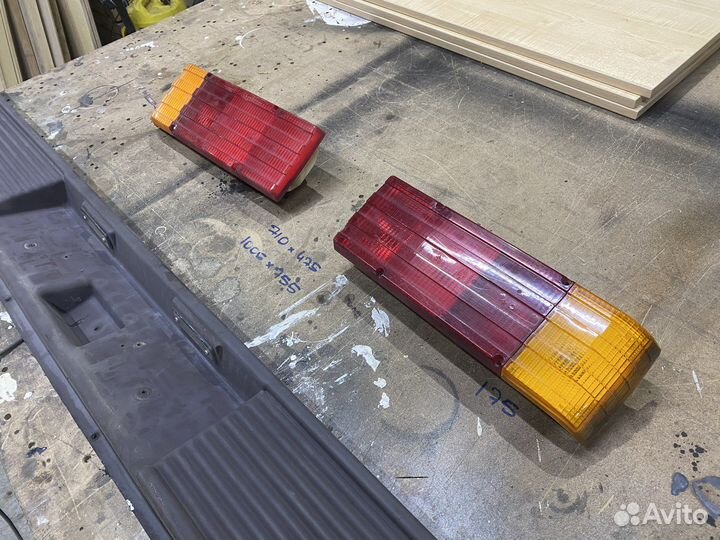 Задний бампер с фонарями hobby prestige