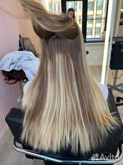 Окрашивание волос airtouch, шатуш, белаяж