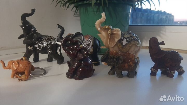 Статуэтки слоники 7 штук