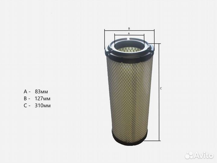 Фильтр воздушный komatsu FD