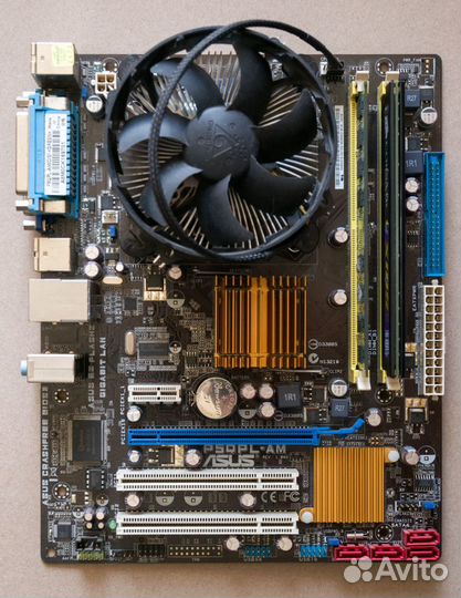 Материнская плата + Core2duo E7200 + 9800gt